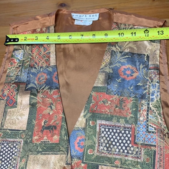 Smart Set Vintage Unique Long Vest/Top/Dress Lightweight - Picture 10 of 12